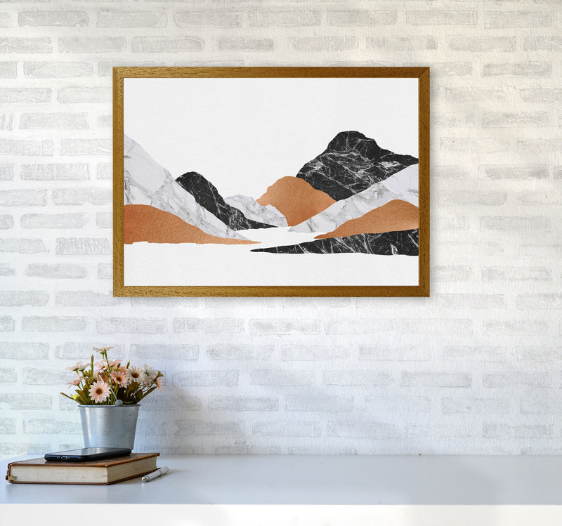 Marble Landscape II Print By Orara Studio, Framed Botanical & Nature Art Print A2 Print Only