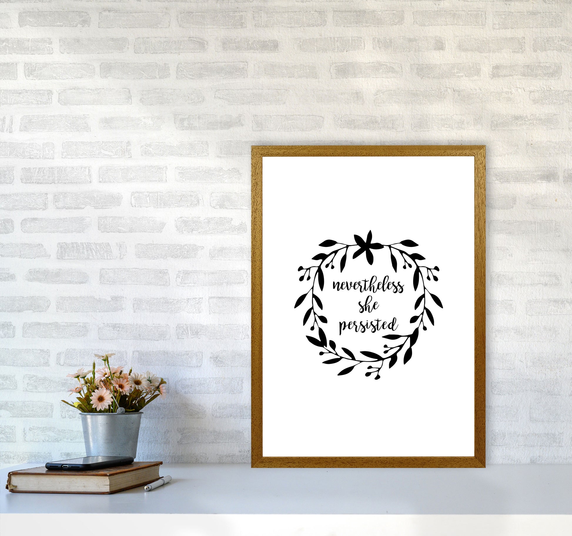 Nevertheless She Persisted Illustration Print By Orara Studio A2 Print Only