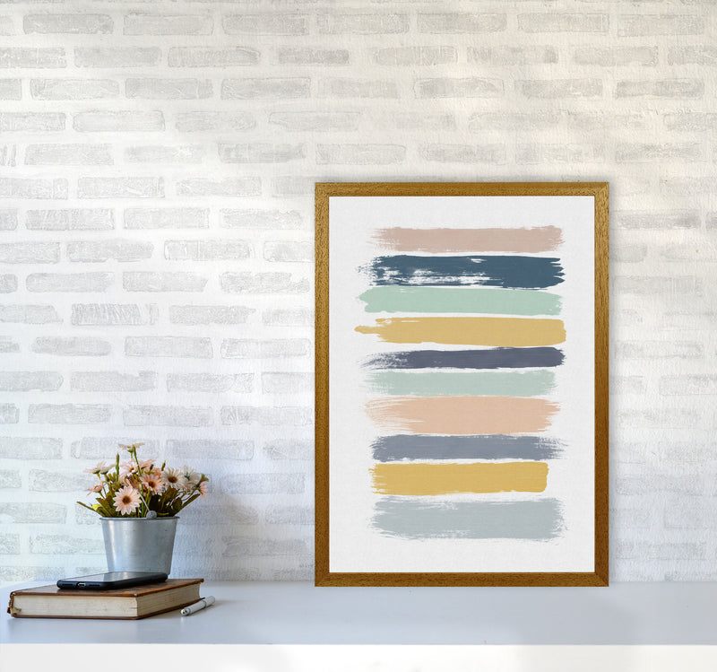 Pastel Stripes Print By Orara Studio A2 Print Only