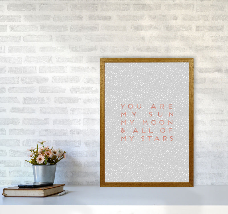Sun, Moon & Stars Love Quote Print By Orara Studio A2 Print Only