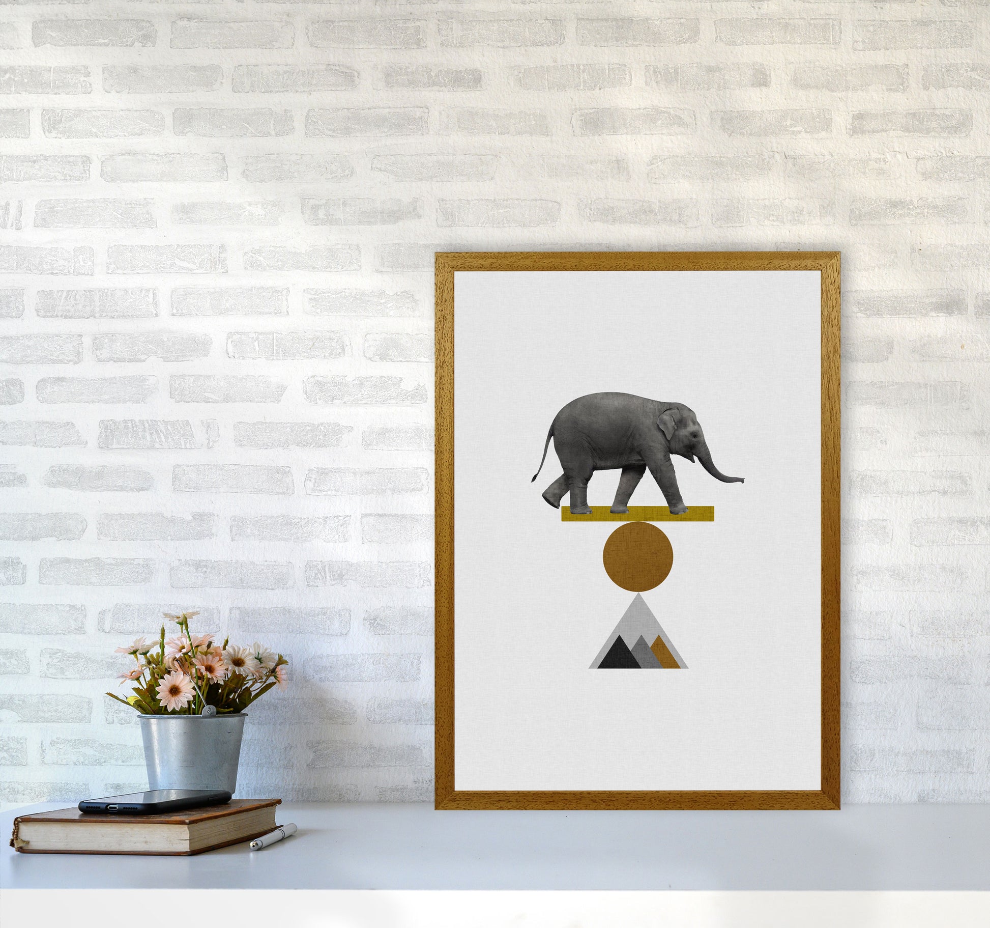 Tribal Elephant Print By Orara Studio Animal Art Print A2 Print Only