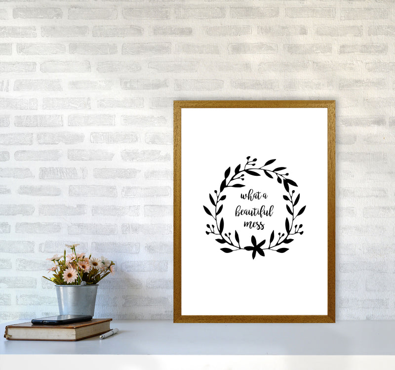 What A Beautiful Mess Illustration Print By Orara Studio A2 Print Only