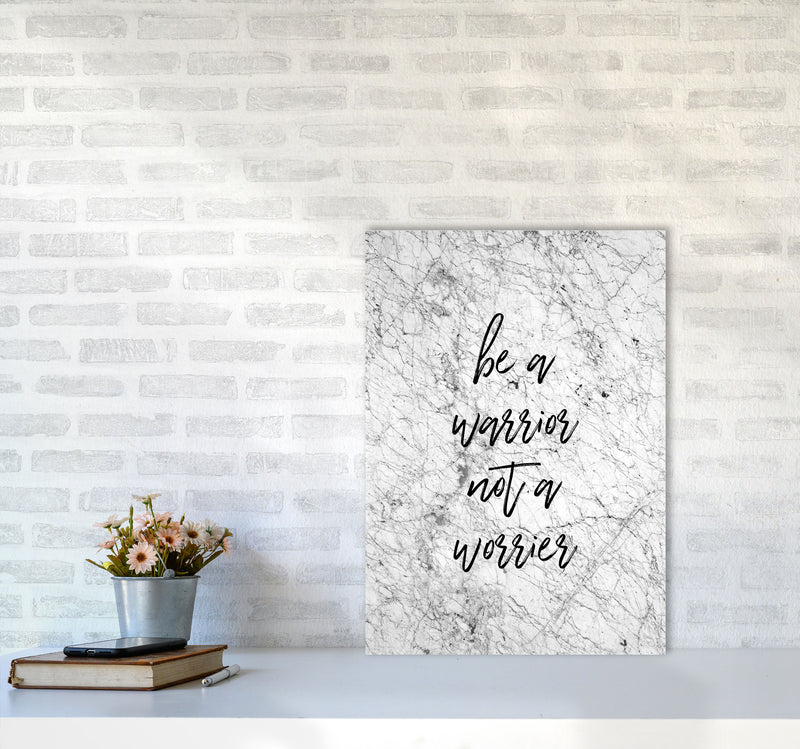 Be A Warrior Print By Orara Studio A2 Black Frame