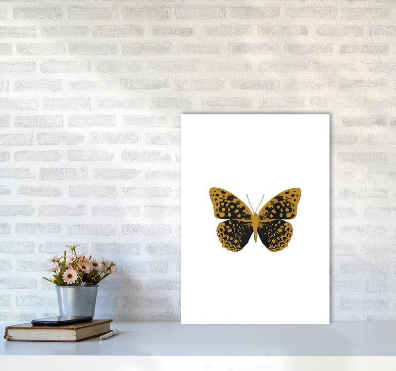 Black Butterfly Print By Orara Studio Animal Art Print A2 Black Frame