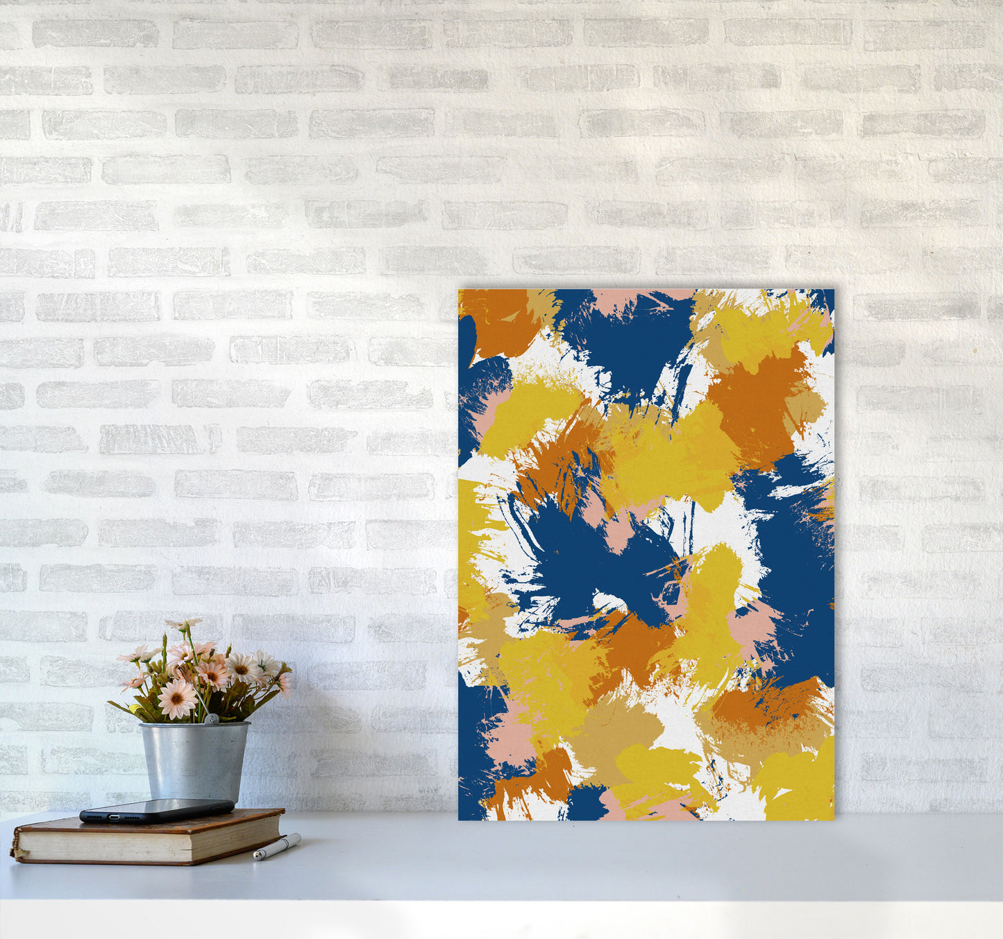 Colourful Abstract I Print By Orara Studio A2 Black Frame