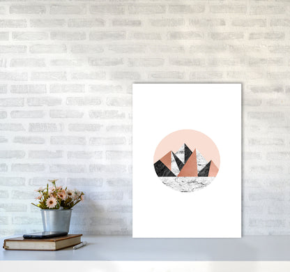 Geometric Landscape I Print By Orara Studio A2 Black Frame