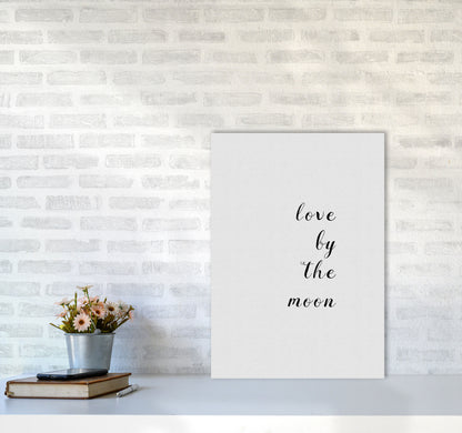 Love By The Moon Print By Orara Studio A2 Black Frame