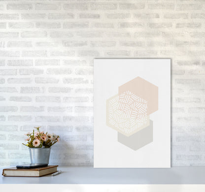 Minimalist Geometric I Print By Orara Studio A2 Black Frame