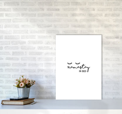 Namastay In Bed Bedroom Art Print By Orara Studio A2 Black Frame
