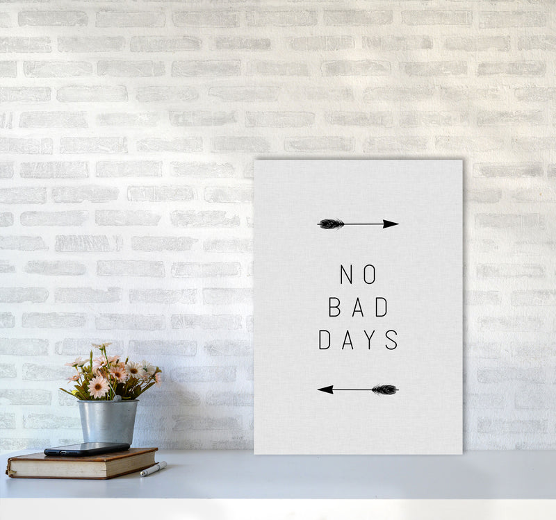No Bad Days Arrow Quote Print By Orara Studio A2 Black Frame