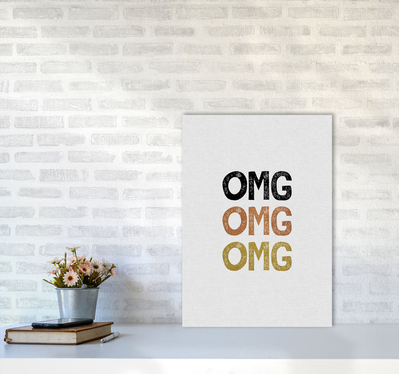 OMG Funny Quote Print By Orara Studio A2 Black Frame