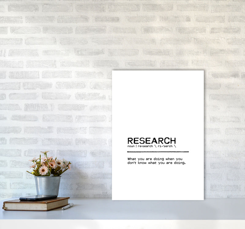Re Definition Quote Print By Orara Studio A2 Black Frame