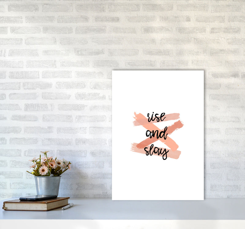 Rise & Slay Print By Orara Studio A2 Black Frame