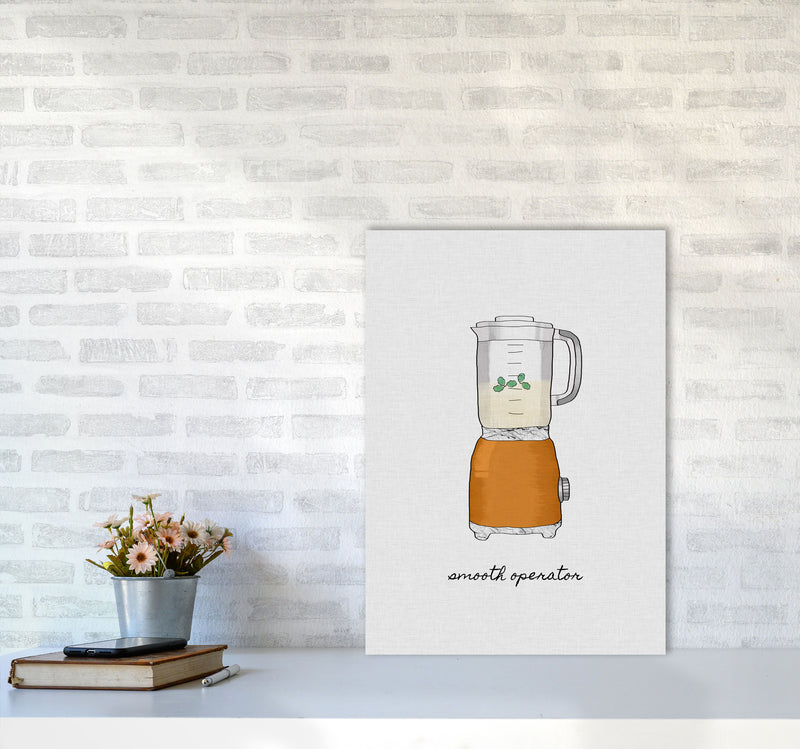 Smooth Operator Print By Orara Studio, Framed Kitchen Wall Art A2 Black Frame