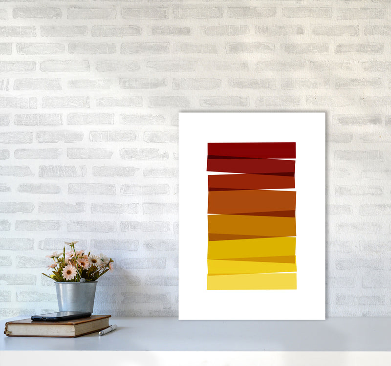 Stripes II Print By Orara Studio A2 Black Frame