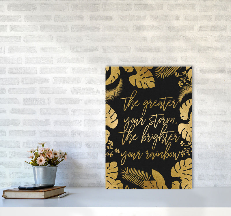 The Greater Your Storm Print By Orara Studio A2 Black Frame