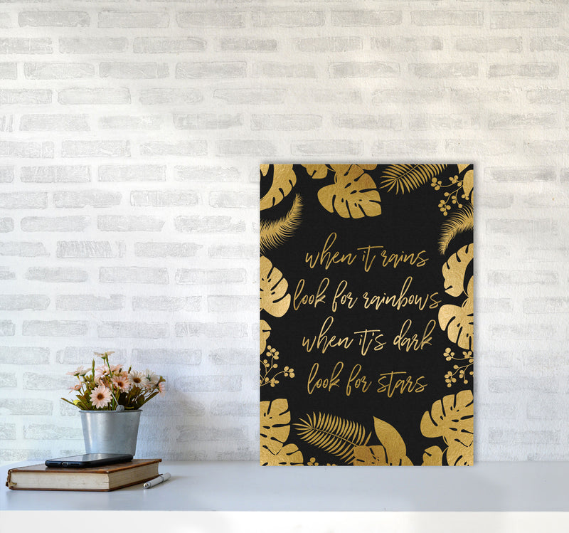 When It Rains Print By Orara Studio A2 Black Frame