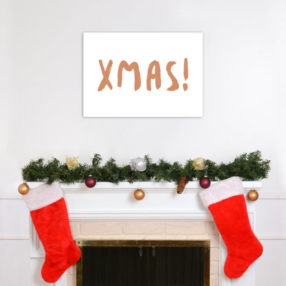 XMAS! Christmas Art Print by Orara Studio A2 Black Frame