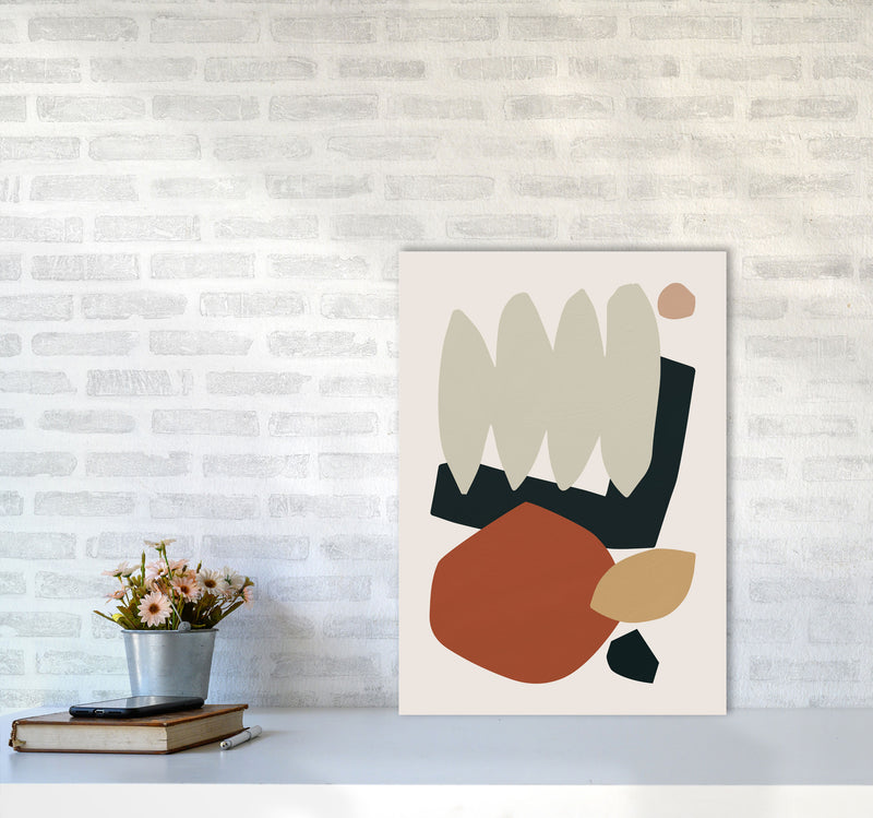 Collage Earth II Art Print by Orara Studios A2 Black Frame