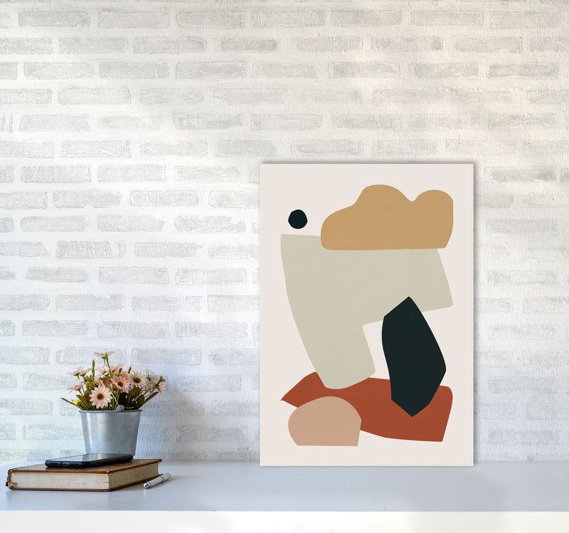 Collage Earth I Art Print by Orara Studios A2 Black Frame