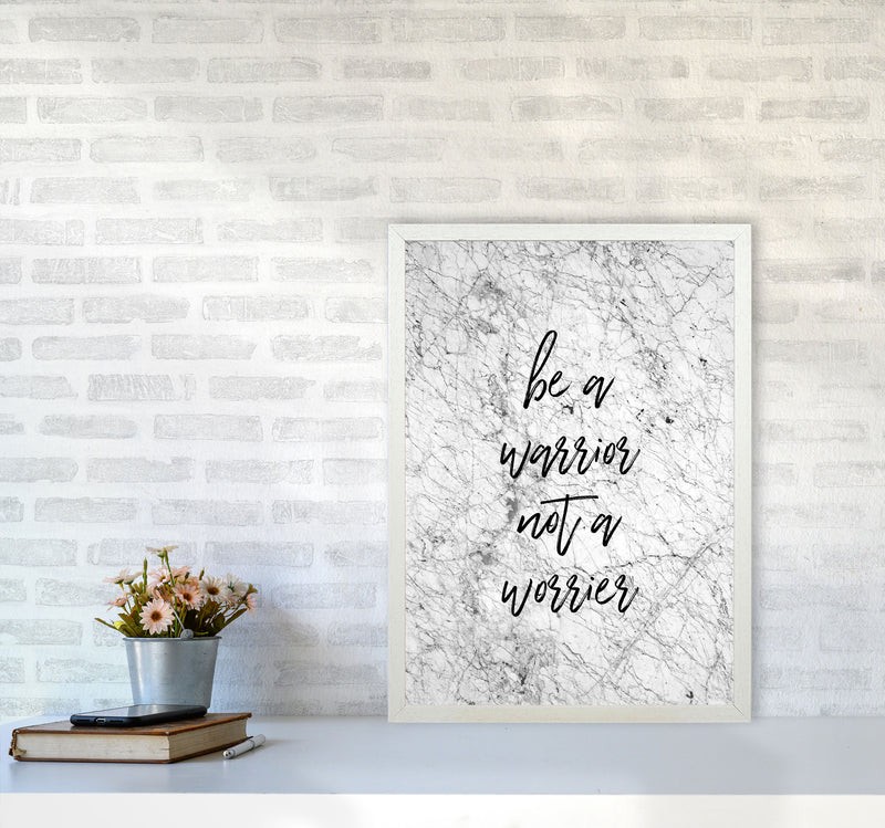 Be A Warrior Print By Orara Studio A2 Oak Frame