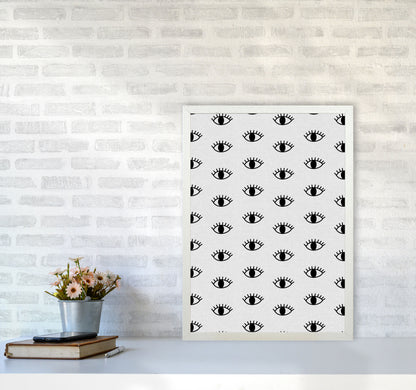 Eyes Open Print By Orara Studio A2 Oak Frame