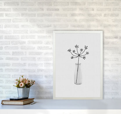 Flower Still Life I Print By Orara Studio, Framed Botanical & Nature Art Print A2 Oak Frame