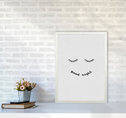 Good Night Quote Print By Orara Studio A2 Oak Frame
