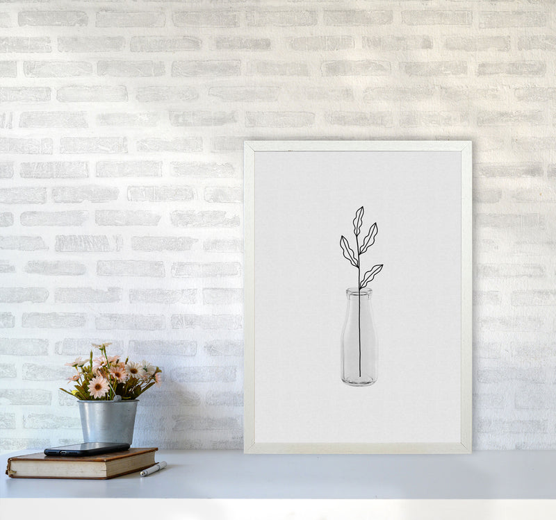 Leaf Still Life Print By Orara Studio, Framed Botanical & Nature Art Print A2 Oak Frame
