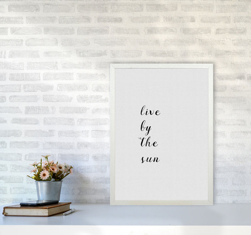 Live By The Sun Print By Orara Studio A2 Oak Frame
