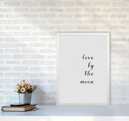 Love By The Moon Print By Orara Studio A2 Oak Frame