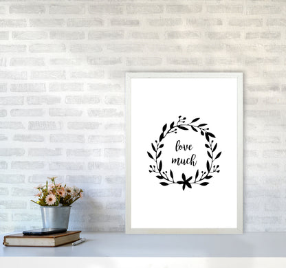 Love Much Illustration Print By Orara Studio A2 Oak Frame