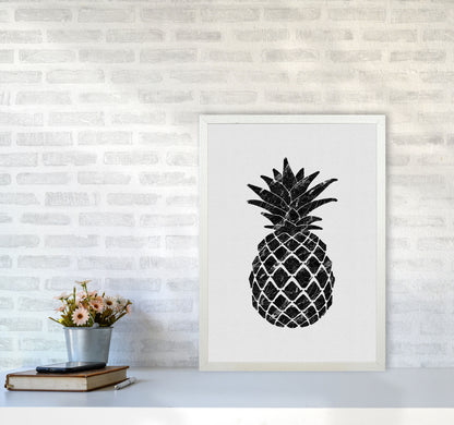 Pineapple Marble Print By Orara Studio, Framed Kitchen Wall Art A2 Oak Frame