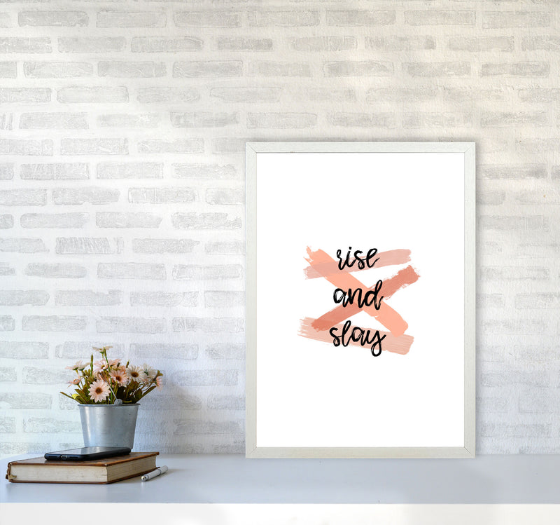 Rise & Slay Print By Orara Studio A2 Oak Frame