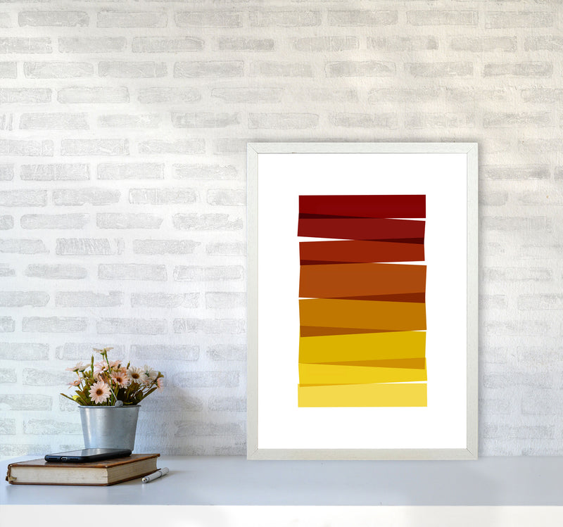 Stripes II Print By Orara Studio A2 Oak Frame