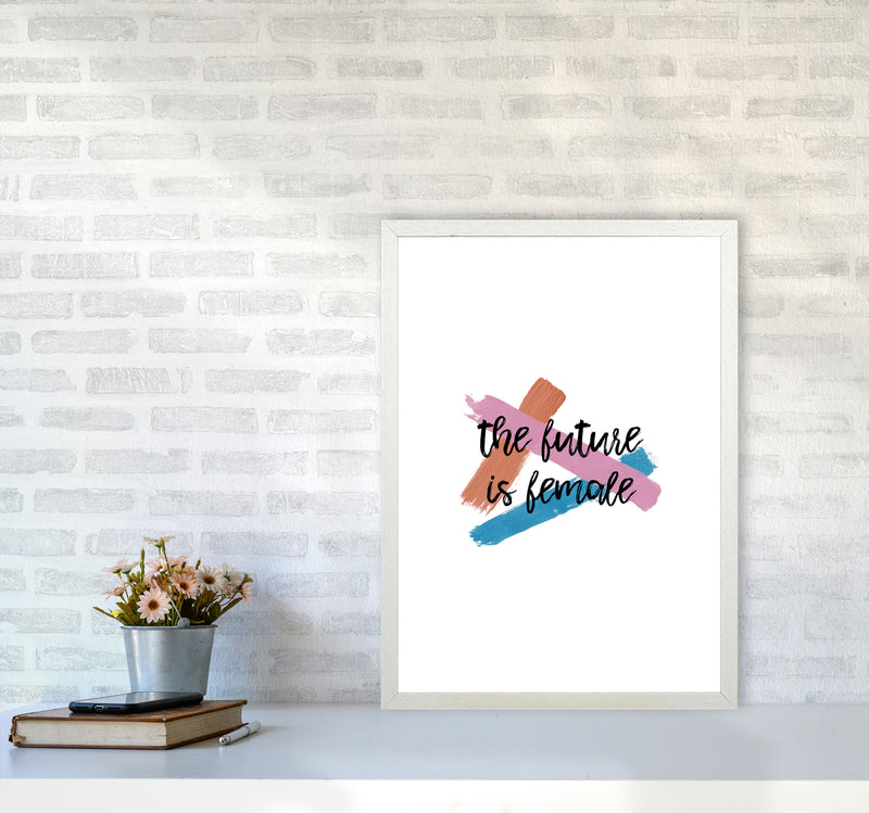 The Future Is Female Print By Orara Studio A2 Oak Frame