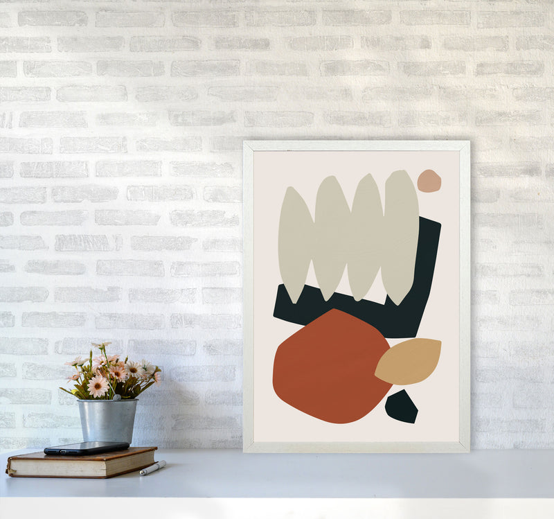 Collage Earth II Art Print by Orara Studios A2 Oak Frame