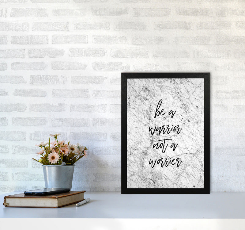 Be A Warrior Print By Orara Studio A3 White Frame