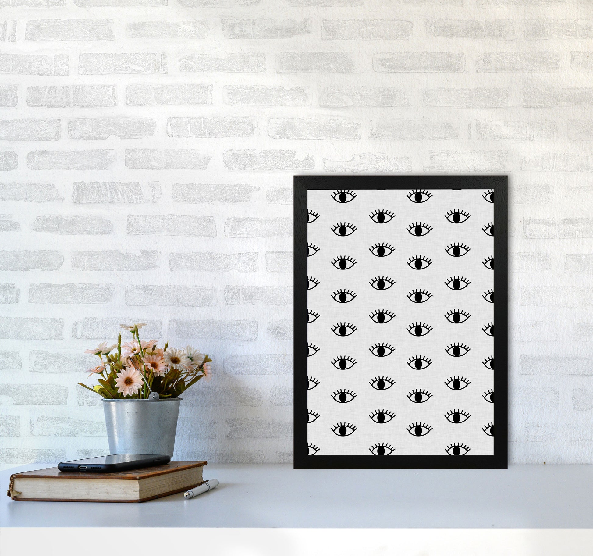 Eyes Open Print By Orara Studio A3 White Frame