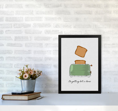 It&#39;s Getting Hot In Here Print By Orara Studio, Framed Kitchen Wall Art A3 White Frame