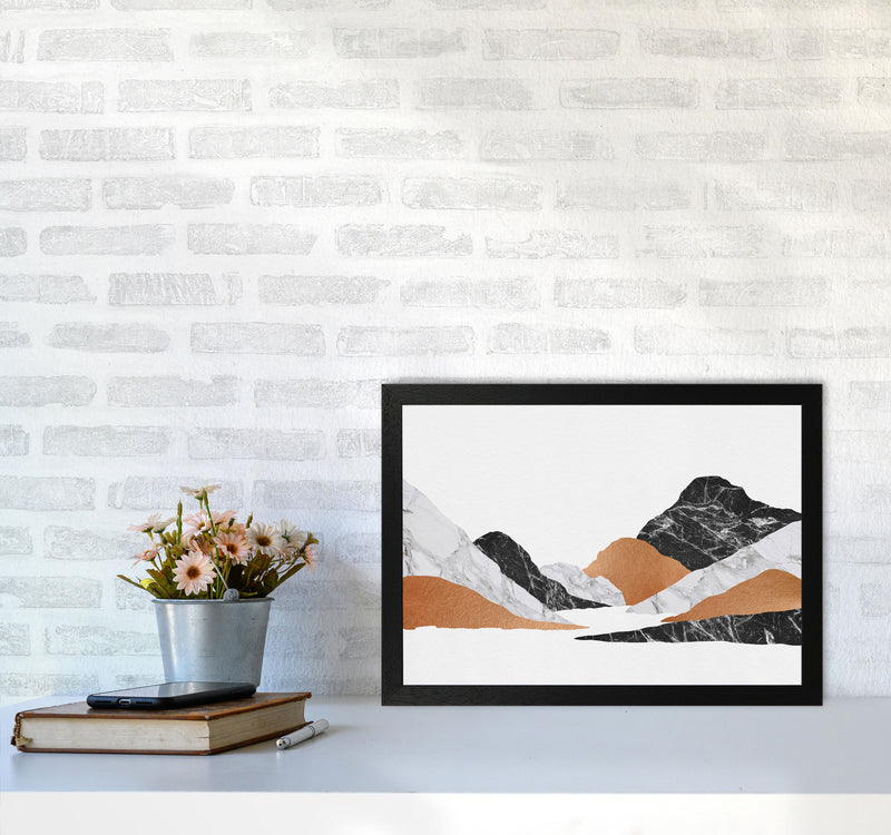 Marble Landscape II Print By Orara Studio, Framed Botanical & Nature Art Print A3 White Frame