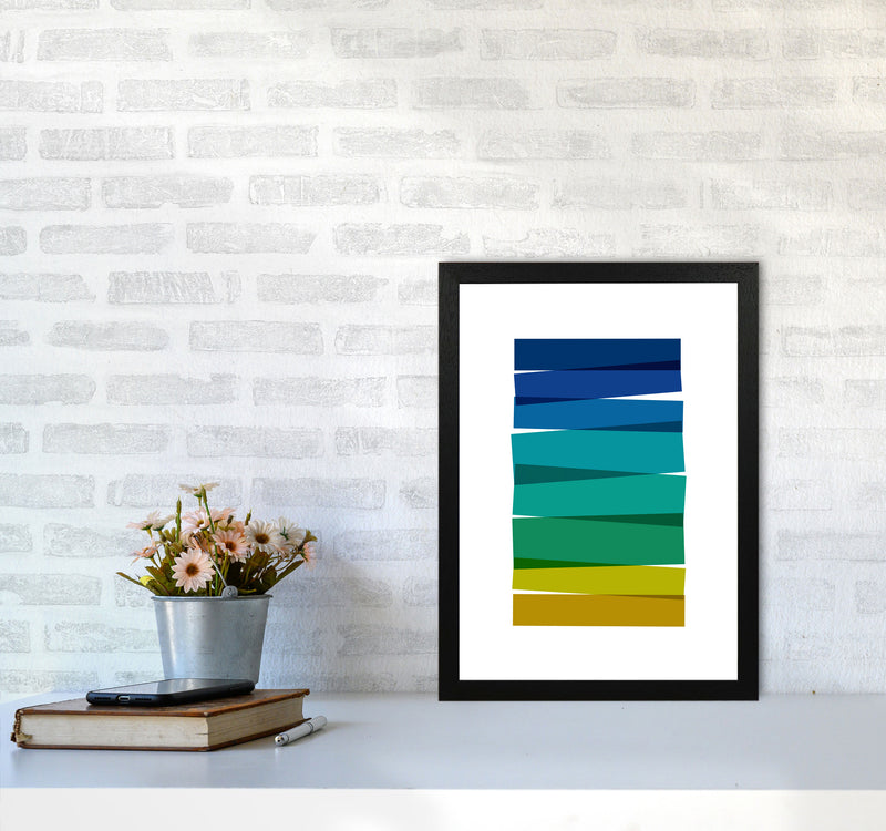 Stripes I Print By Orara Studio A3 White Frame