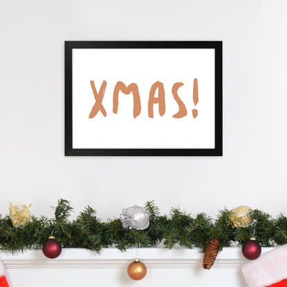 XMAS! Christmas Art Print by Orara Studio A3 White Frame