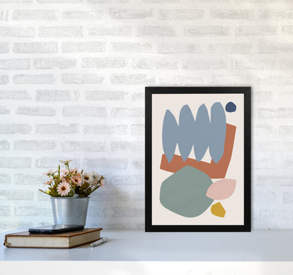 Collage Pastel II Art Print by Orara Studios A3 White Frame