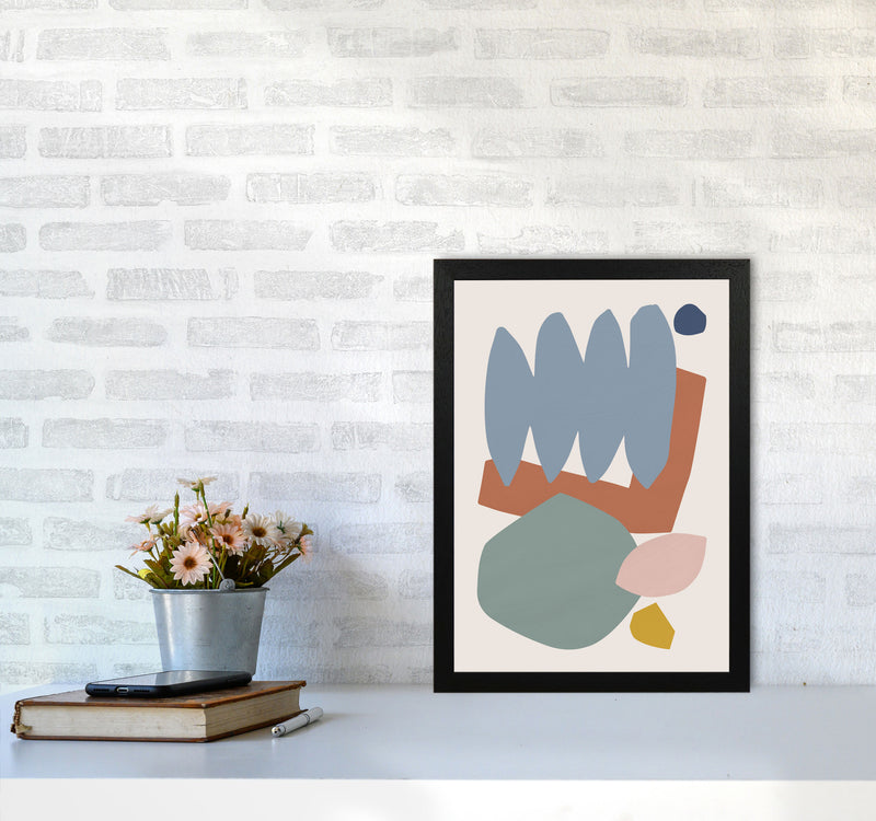 Collage Pastel II Art Print by Orara Studios A3 White Frame