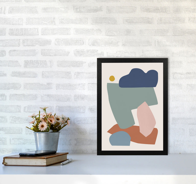 Collage Pastel I Art Print by Orara Studios A3 White Frame