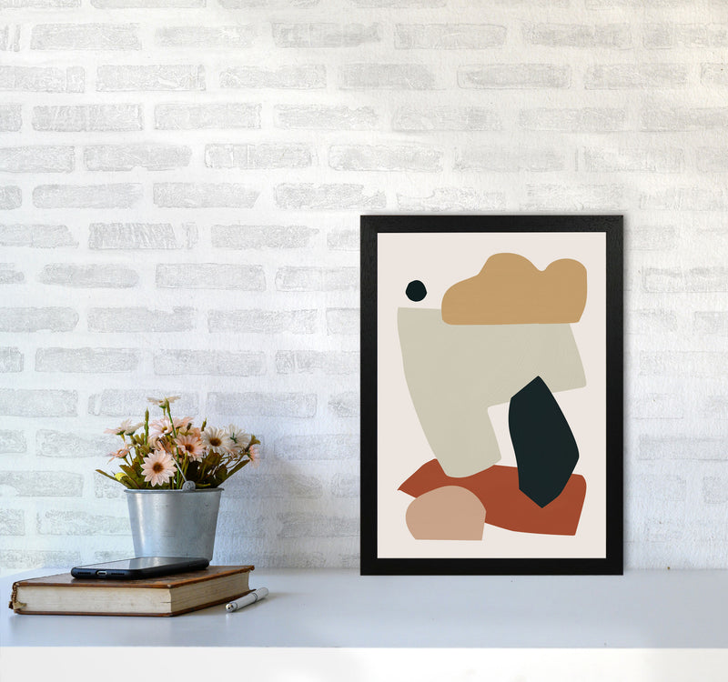 Collage Earth I Art Print by Orara Studios A3 White Frame