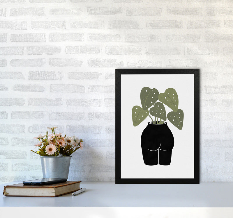 Butt-anical Vase Art Print by Orara Studios A3 White Frame
