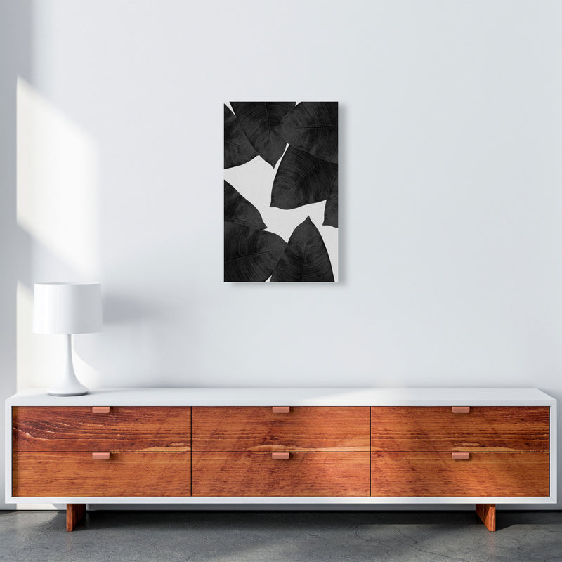 Banana Leaf Black & White II Print By Orara Studio A3 Canvas