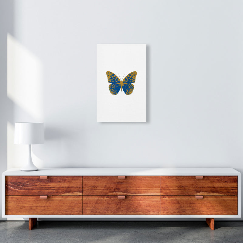Blue Butterfly Print By Orara Studio Animal Art Print A3 Canvas